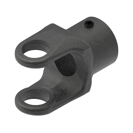 A & I Products Round Bore Implement Yoke (w/ Keyway & Set Screw) 3" x1" x4" A-800-1220